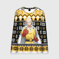 Лонгслив мужской One-Punch Man sweater, цвет: 3D-принт