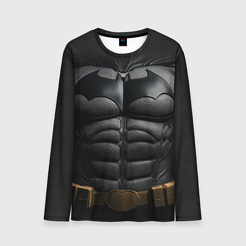 Мужской лонгслив Костюм Бэтмена / 3D-принт – фото 1