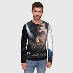 Лонгслив мужской Веном - Том Харди, цвет: 3D-принт — фото 2
