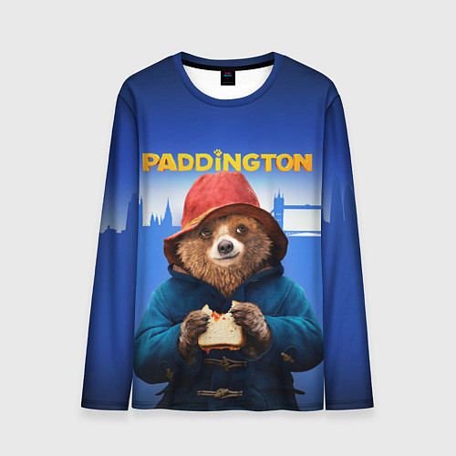 Мужской лонгслив Приключения Паддингтона / 3D-принт – фото 1