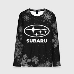 Мужской лонгслив Снежный Subaru