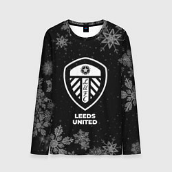 Мужской лонгслив Снежный Leeds United