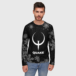 Лонгслив мужской Снежный Quake, цвет: 3D-принт — фото 2