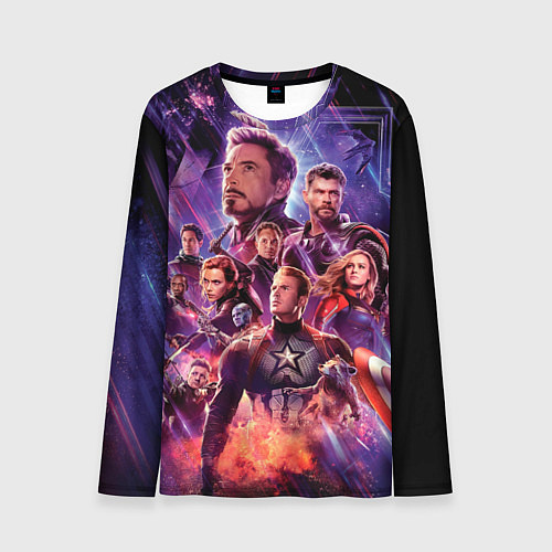 Мужской лонгслив Герои из Мстители финал / 3D-принт – фото 1