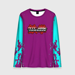 Лонгслив мужской Tekken краски неон, цвет: 3D-принт
