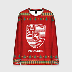 Мужской лонгслив Porsche new year