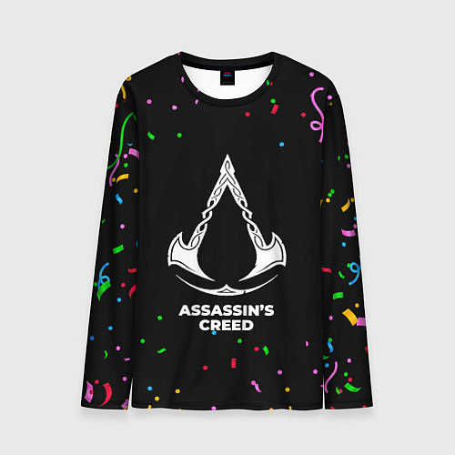 Мужской лонгслив Assassins Creed конфети / 3D-принт – фото 1