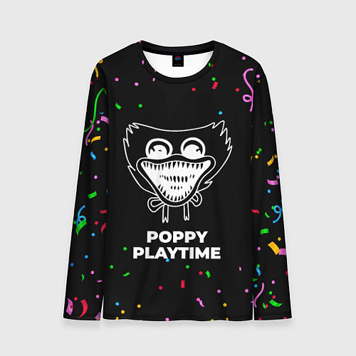 Мужской лонгслив Poppy Playtime конфети / 3D-принт – фото 1