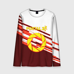 Лонгслив мужской Portal geometry game, цвет: 3D-принт
