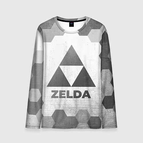 Мужской лонгслив Zelda - white gradient / 3D-принт – фото 1