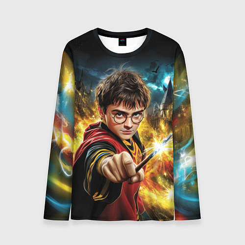 Мужской лонгслив Гарри Поттер и магия / 3D-принт – фото 1