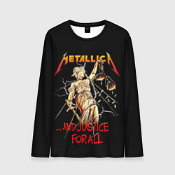 Мужской лонгслив Metallica justice for all