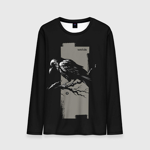 Мужской лонгслив Dark raven / 3D-принт – фото 1