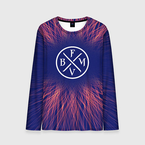 Мужской лонгслив Bullet For My Valentine red energy / 3D-принт – фото 1