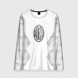 Мужской лонгслив AC Milan white poly