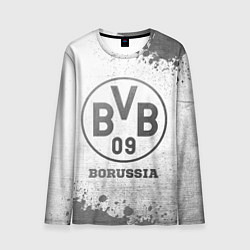 Мужской лонгслив Borussia - white gradient