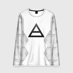 Лонгслив мужской Thirty Seconds to Mars white poly, цвет: 3D-принт