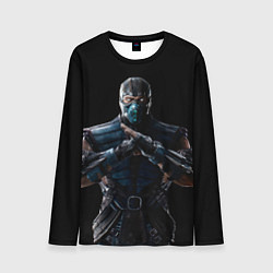 Лонгслив мужской Mortal kombat - Sub Zero, цвет: 3D-принт