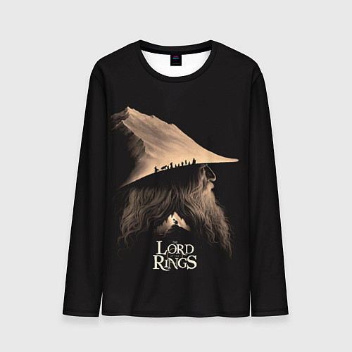 Мужской лонгслив Гэндальф из Властелин колец / 3D-принт – фото 1