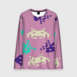 Мужской лонгслив Пиксели фильтр