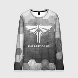 Мужской лонгслив The Last Of Us - grey gradient