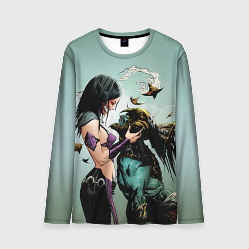 Мужской лонгслив Mileena & Kotal Kahn - Mortal Kombat / 3D-принт – фото 1