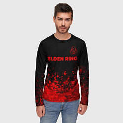 Лонгслив мужской Elden Ring - red gradient посередине, цвет: 3D-принт — фото 2