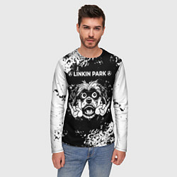 Лонгслив мужской Linkin Park 2024 рок пес, цвет: 3D-принт — фото 2