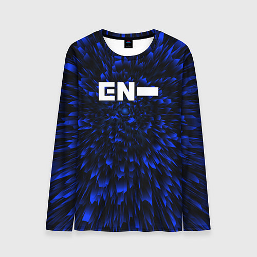 Мужской лонгслив Enhypen blue energy / 3D-принт – фото 1