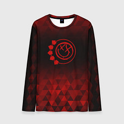 Мужской лонгслив Blink 182 red poly