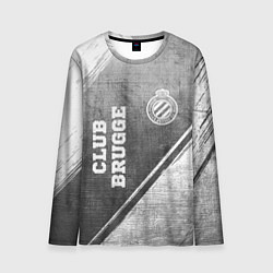 Мужской лонгслив Club Brugge - grey gradient вертикально