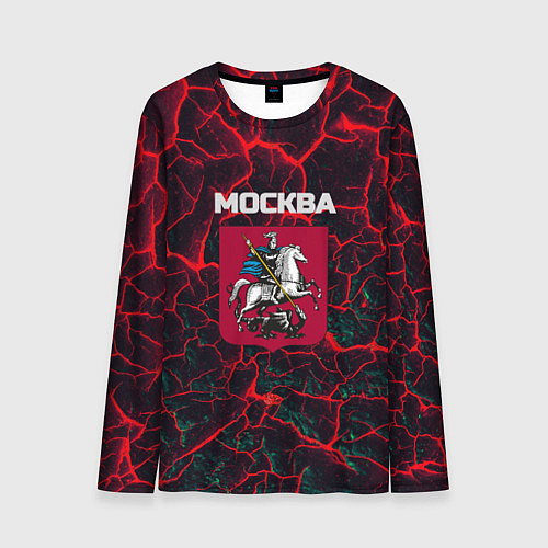 Мужской лонгслив Москва Георгий Победоносец / 3D-принт – фото 1
