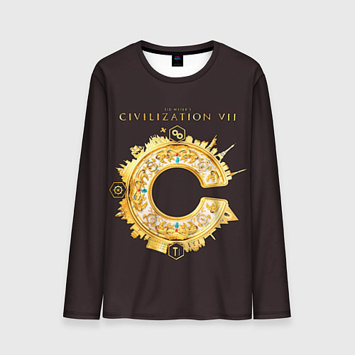 Мужской лонгслив Civilization VII / 3D-принт – фото 1