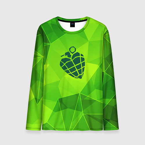 Мужской лонгслив Green Day green poly / 3D-принт – фото 1