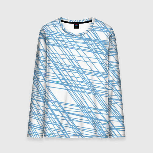 Мужской лонгслив Паутина проводов / 3D-принт – фото 1