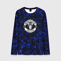 Мужской лонгслив Manchester United blue energy