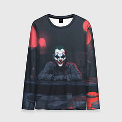 Лонгслив мужской Джокер в пустом баре, цвет: 3D-принт