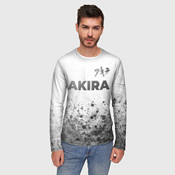 Лонгслив мужской Akira - white gradient посередине, цвет: 3D-принт — фото 2