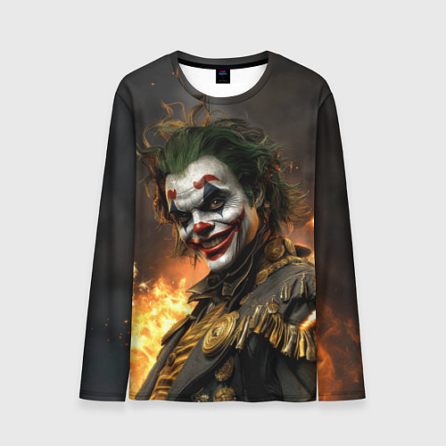 Мужской лонгслив Джокер в эпичном костюме / 3D-принт – фото 1