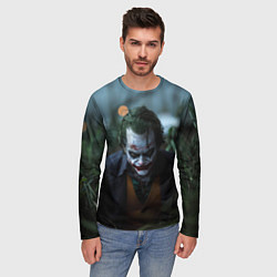 Лонгслив мужской Джокер в траве, цвет: 3D-принт — фото 2