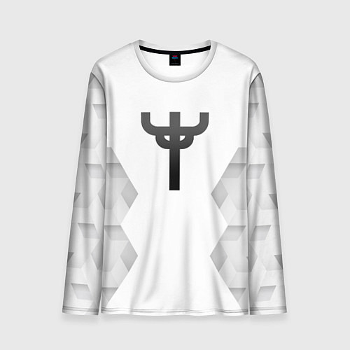 Мужской лонгслив Judas Priest white poly / 3D-принт – фото 1