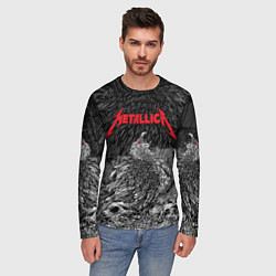Лонгслив мужской Metallica - scavenger on the skull, цвет: 3D-принт — фото 2