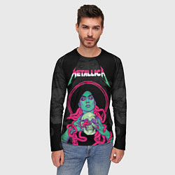 Лонгслив мужской Metallica - witch with the skull, цвет: 3D-принт — фото 2