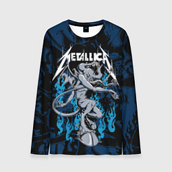 Лонгслив мужской Metallica - damn, цвет: 3D-принт