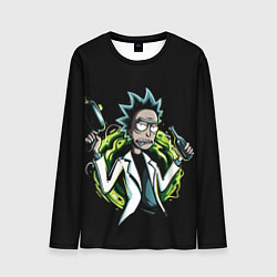 Лонгслив мужской Rick with gun, цвет: 3D-принт