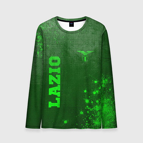 Мужской лонгслив Lazio - green gradient вертикально / 3D-принт – фото 1