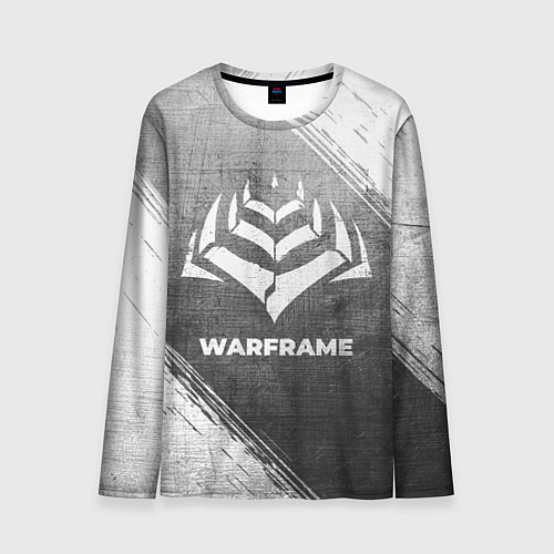 Мужской лонгслив Warframe - grey gradient / 3D-принт – фото 1