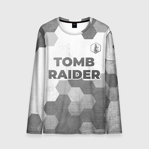Мужской лонгслив Tomb Raider - white gradient посередине / 3D-принт – фото 1