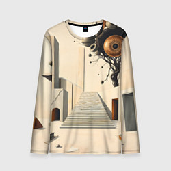 Лонгслив мужской Архитектурный сюр, цвет: 3D-принт