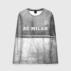 Мужской лонгслив AC Milan - grey gradient посередине